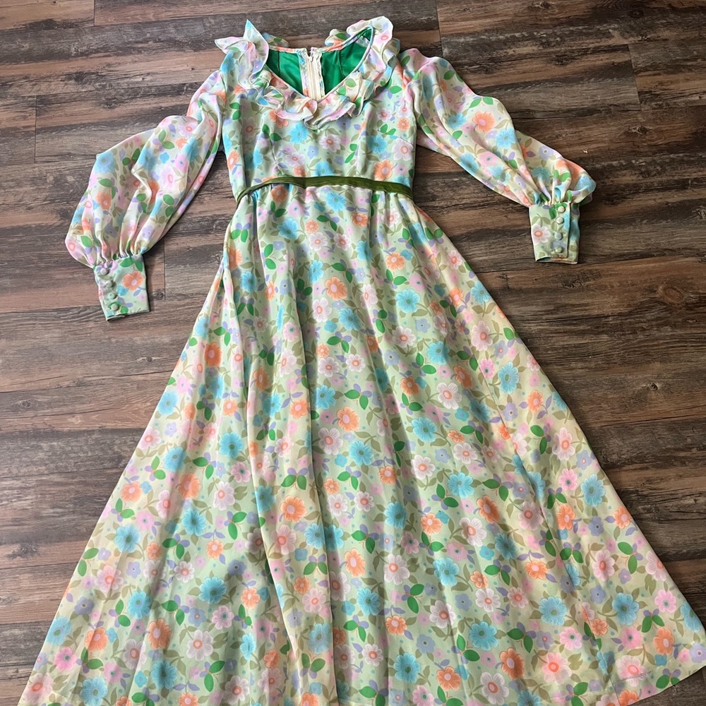 Vintage Cottagecore Prairie dress small